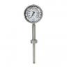 Gas actuated thermometer Wika, highly vibration resistant Model 75, stainless steel series